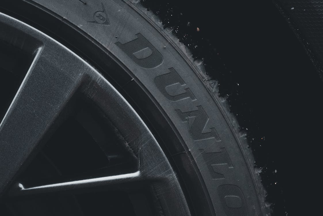 an up close view of a vehicle’s tires